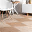 Tapis beige en coton tissé à plat à la main Luff-1436493134