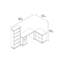 Ensemble de bureau d'ordinateur Huckins-803163942