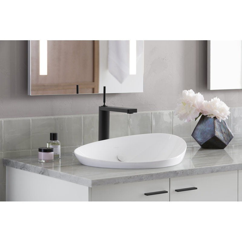 Composed Single Hole Faucet with Drain Assembly, Polished Chrome