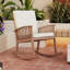 Chaise berçante d'extérieur en bois-62751737-62751738