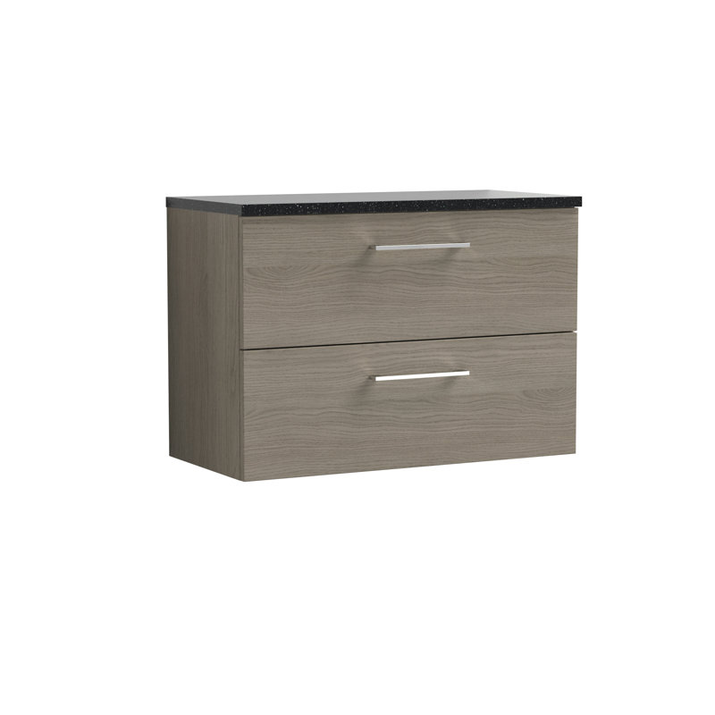 Arno 805cm Single Bathroom Vanity Base Only, Anthracite