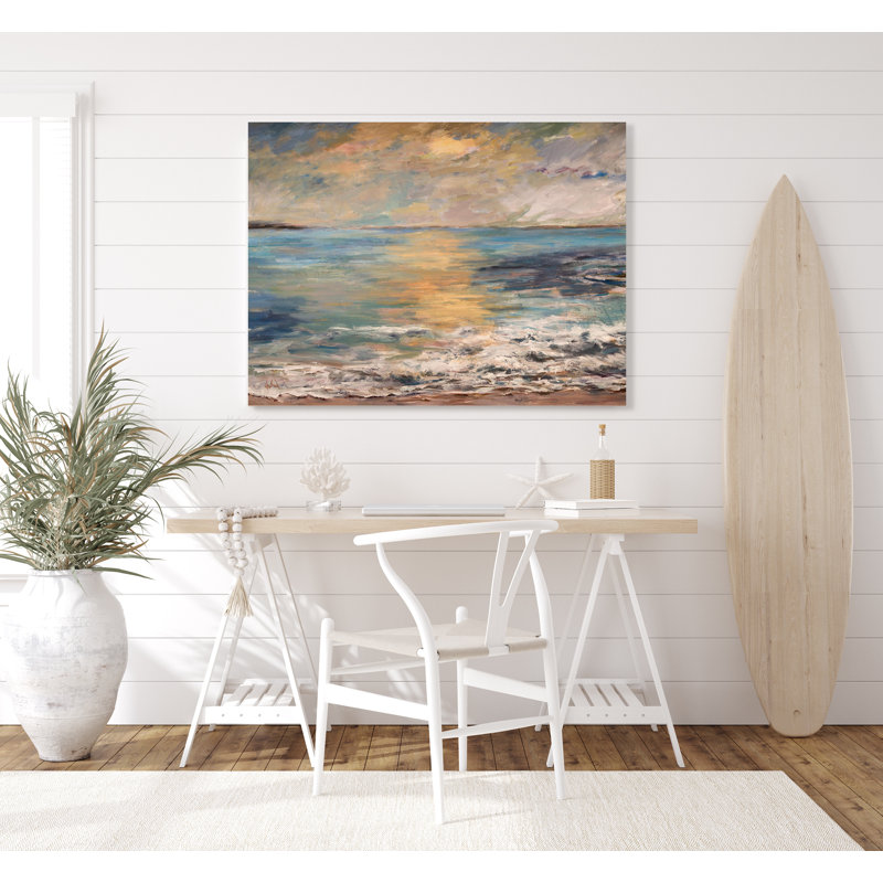 Dana Pointe at Sunset - Artist Enhanced Canvas Print, 30" H x 40" W x 1.5" D, Unframed