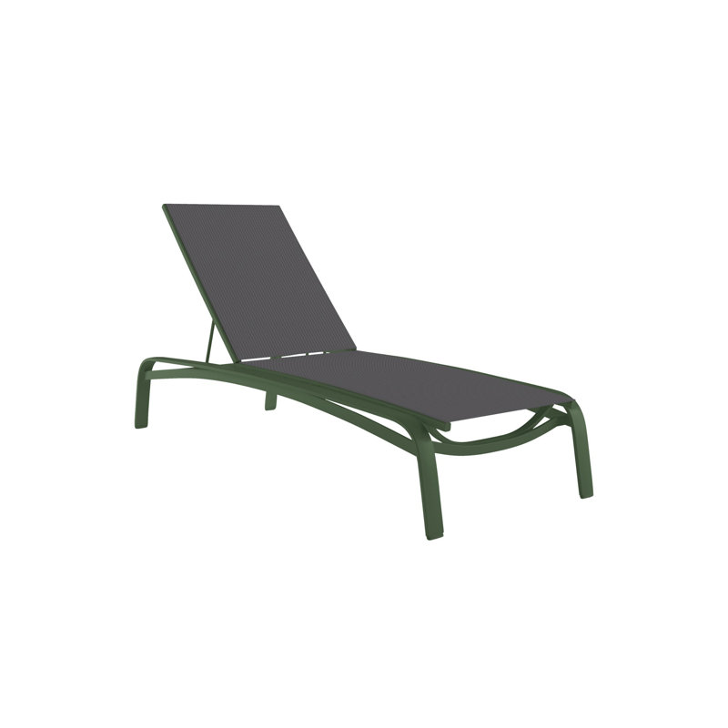 Laguna Beach Outdoor Chaise Lounge, Graphite, Rincon