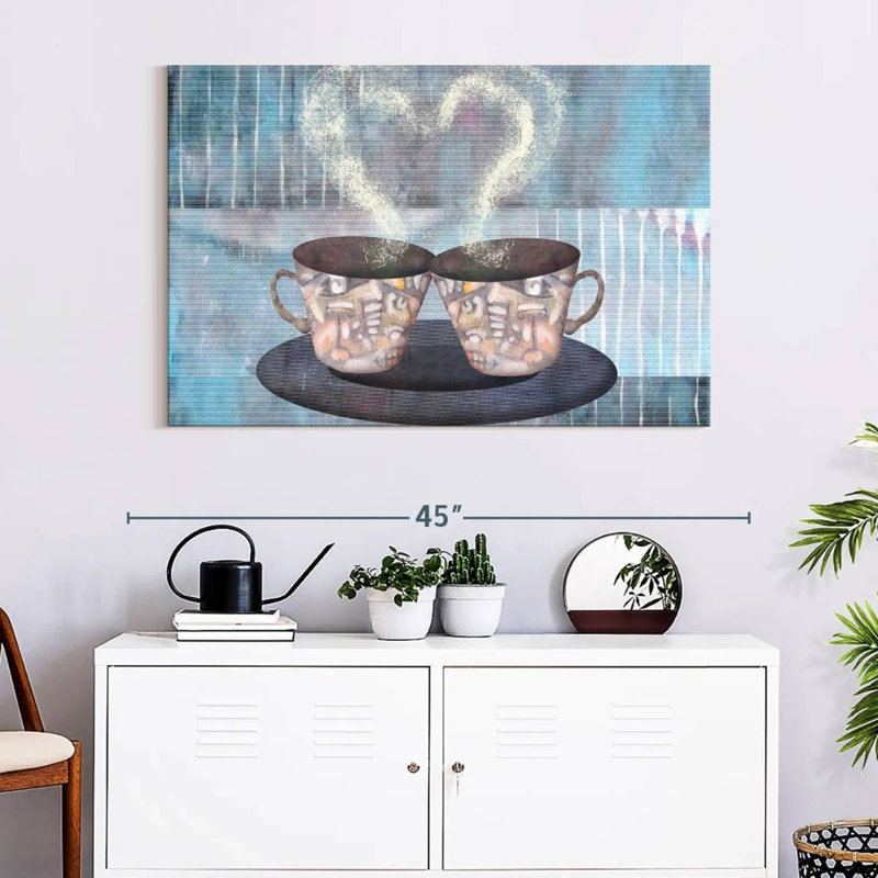 Yarlin Coffee For Two, 26" H x 39" W
