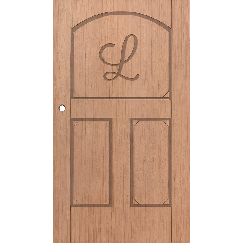 Porte standard en bois massif 80 po, 28 po x 80 po, À droite