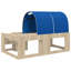  Bed with Tunnel with Shelf with Storage 4 pcs Engineered Wood Frame-1256418374-1256418375