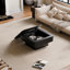Table basse 31,5 po carrée avec rangement Table d'appoint moderne en placage de bois massif pour salon, chambre à coucher, appartement ou bureau, noir-134890529
