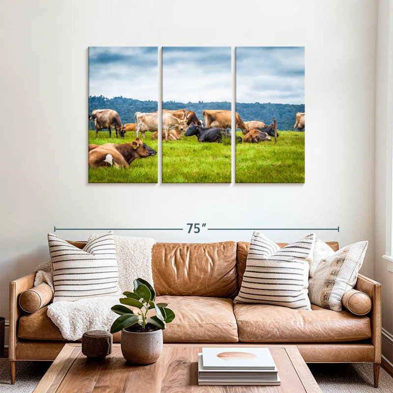 Brampt Cow Gathering, 36" H x 57" W