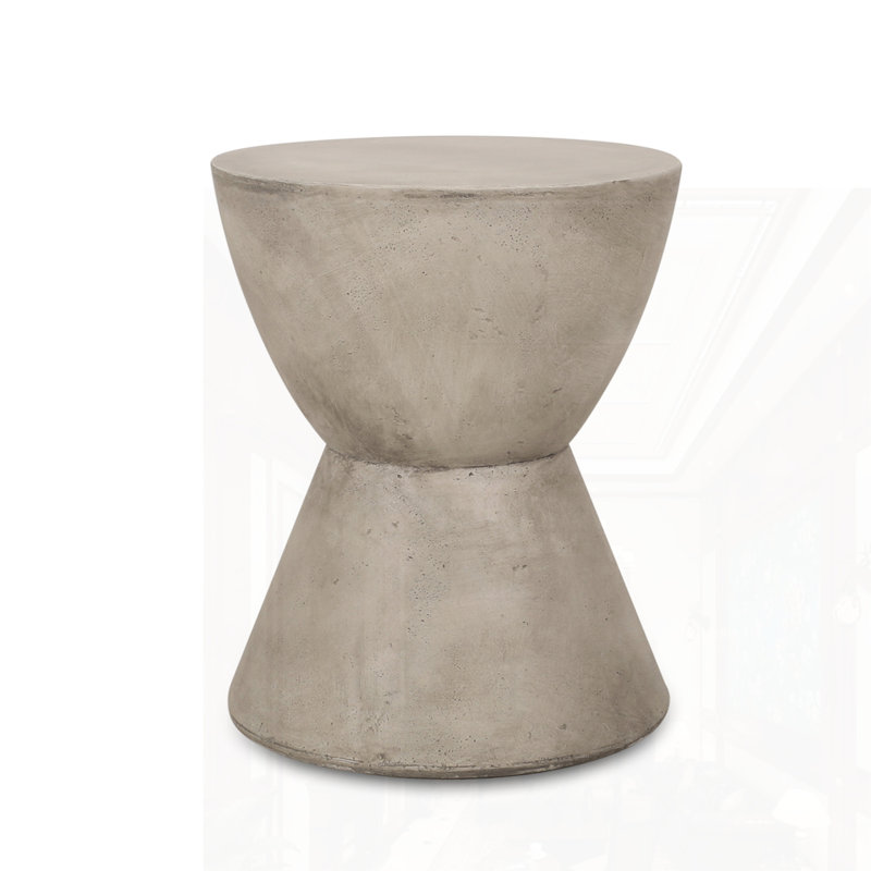 Outdoor Concrete Side Table