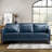  Jannae 80" Vegan Faux Leather Upholstered Square Arm Sofa-202343159