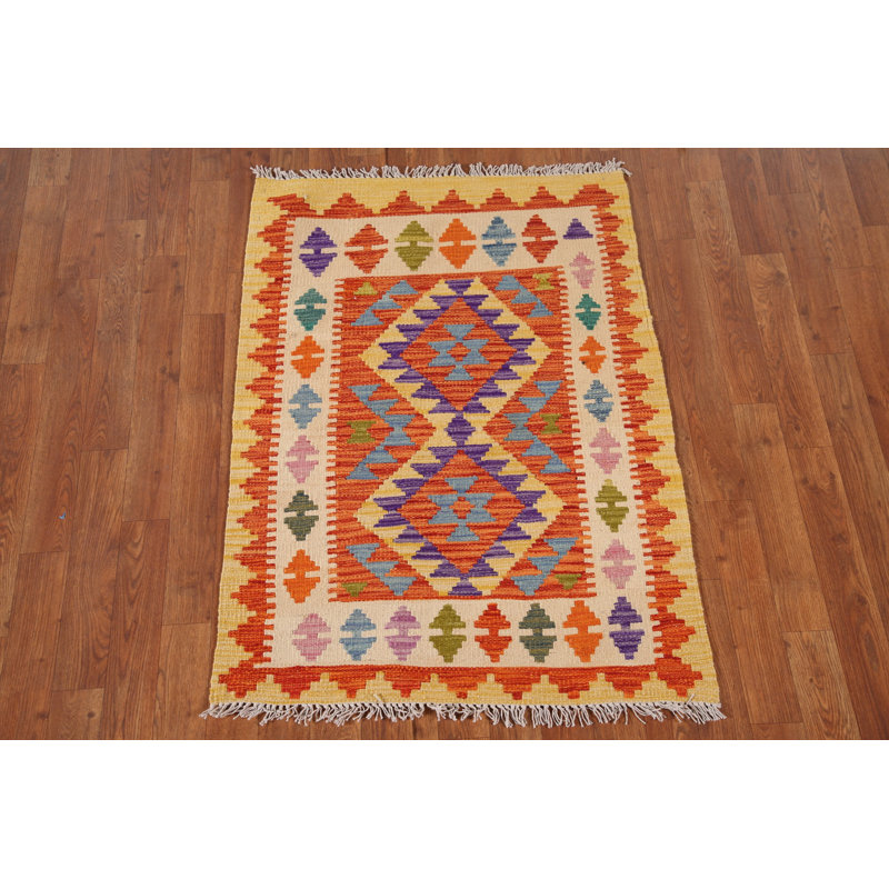 Tapis décoratif South Western Kilim 3 x 4
