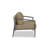 Delaine 56.5'' Wide Straight Powder Coated Aluminum Loveseat with Cushions-70110007-70110011
