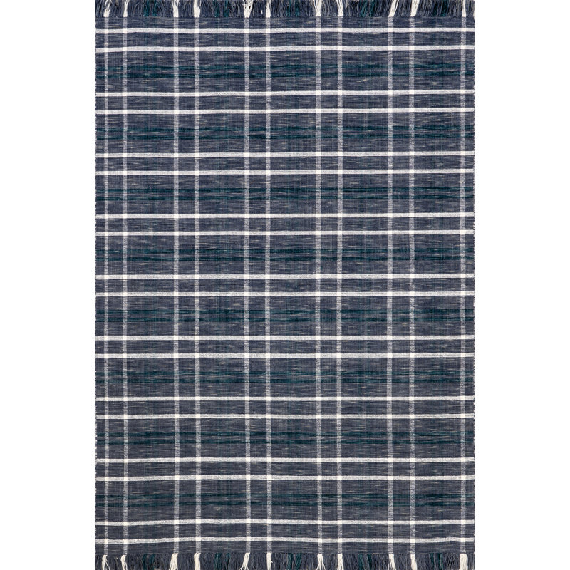Tapis en laine à franges Loretta, Rectangle 2 pi x 3 pi