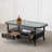Glass countertop coffee table-2069965810