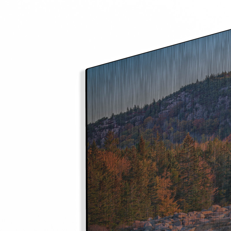 «The Beehive Of Acadia National Park» par Rick Berk, art mural en métal, H 24 po x l 36 po