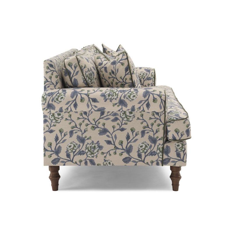 Canapé Erin & Ben Co Faulkner, Bleu/beige/vert