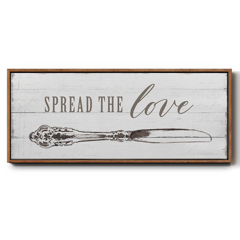 Spread the Love- Framed Canvas