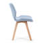 Henrieville 41cm H Velvet Upholstered Upholstered Back Side Chair-306949847