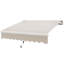 Store banne rétractable pour terrasse de 2,44 m x 2 m, protection solaire extérieure manuelle pour fenêtre de terrasse-133654822