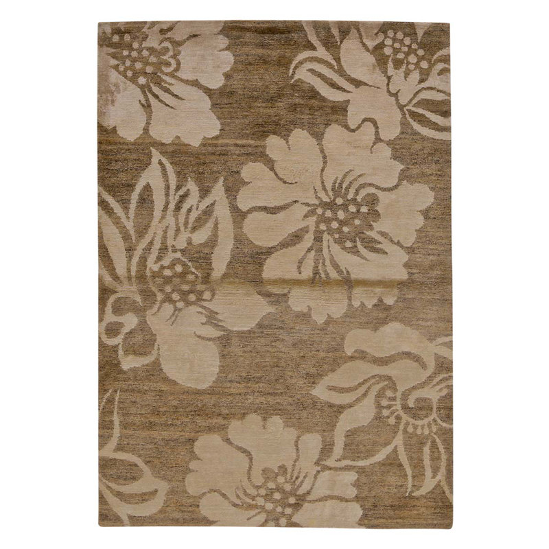 Wool Floral Area Rug