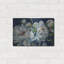 Art mural en métal luxueux «Peony Season 1 Navy» par Katrina Pete, 16 po x 12 po