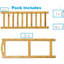 MantraRaj 4-Tier Bamboo Shoe Rack Stand Shelf Unit Footwear Rack Wooden Storage Shelves Organizer
