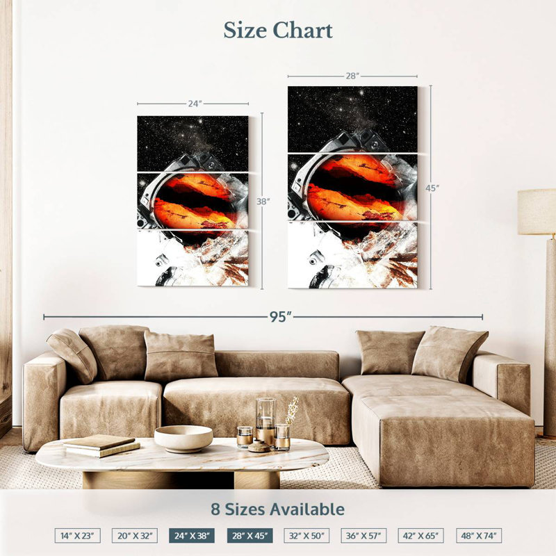 Oberle Mars Odyssey, 38" H x 24" W