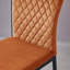Velvet Upholstered Dining Chair Set High Back-1225803683