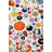 Mira Beige Themed Multi-Colored Retro Mixed Shape Patterned Creative Modern Decorative Rug-783357535