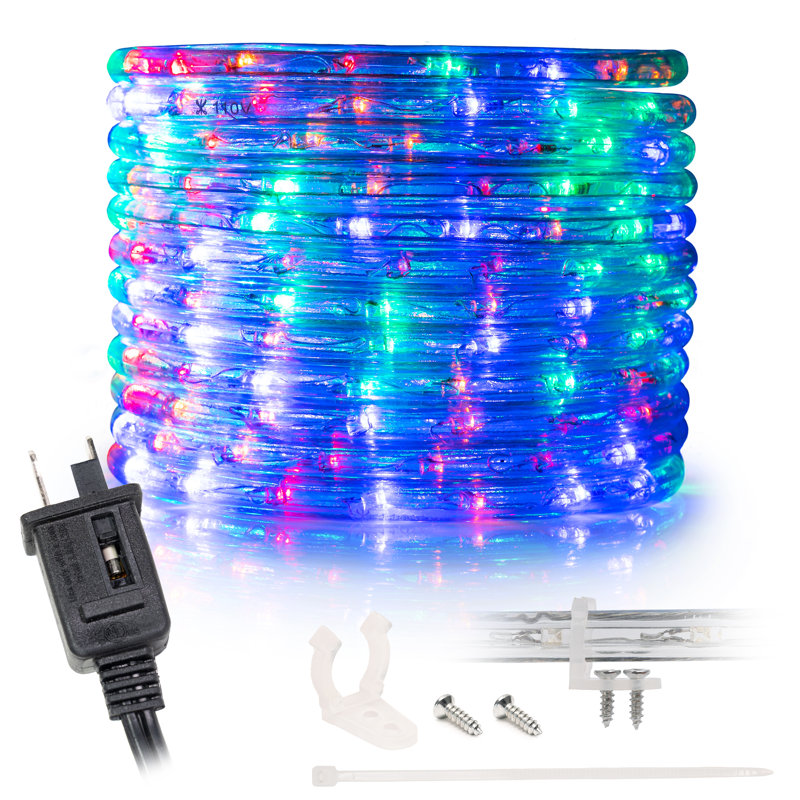 Cordon lumineux à DEL, 25 pi, Multicolore