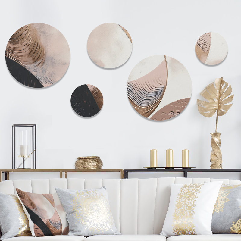 Ensemble de 5 décorations murales Boho II