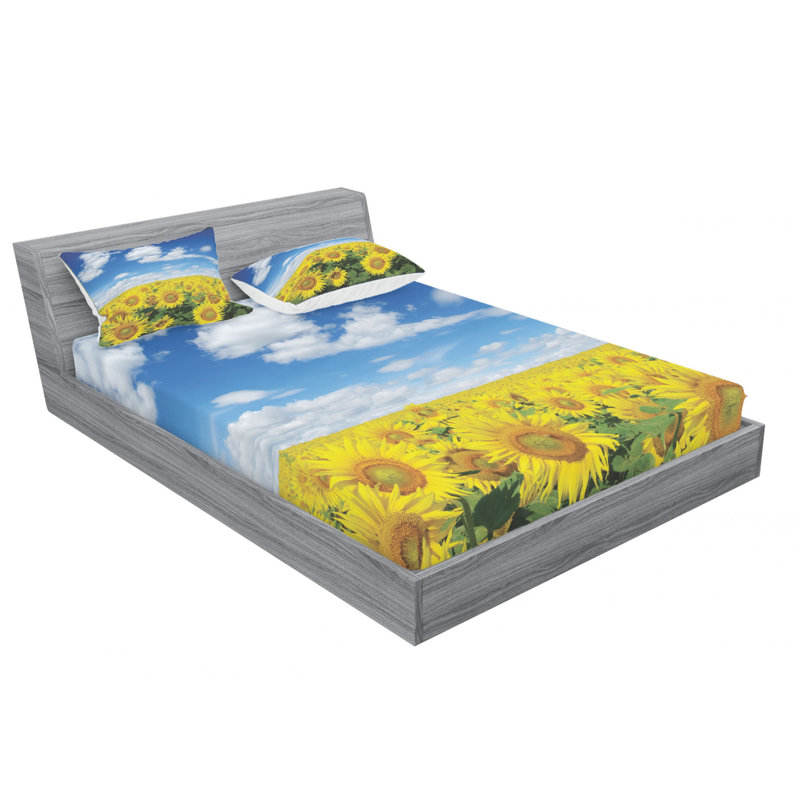 Microfiber Sheet Set, Full Sheet Set with Fitted Sheet