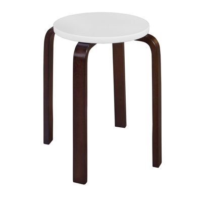  Niche Mia Bentwood Stool- Mocha Walnut/Beige