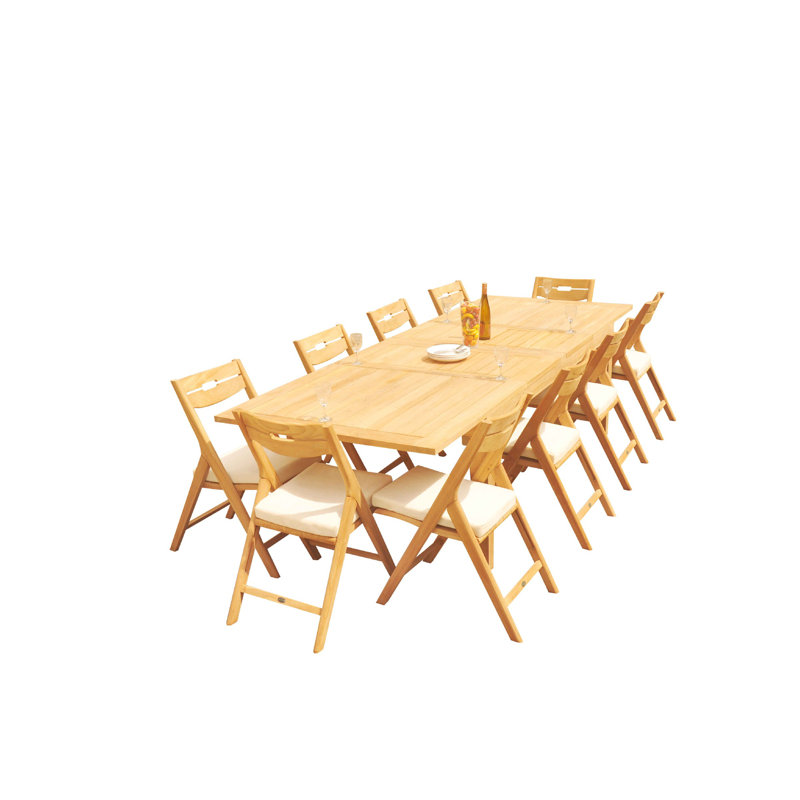 Ensemble de salle à manger rectangulaire Emmetsburg, 10
