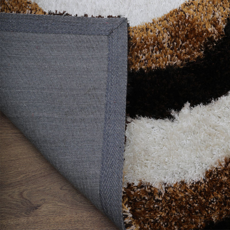 Multicolore, motif géométrique en polyester, Rectangle 6 pi x 9 pi