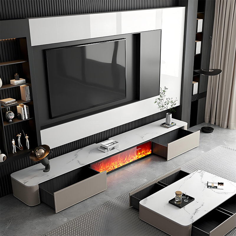 Meuble télé 102,36 po, H 14,17 po x L 15,75 po x l 102,36 po