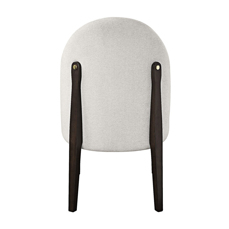 Chaise d'appoint rembourrée (ensemble de 2), Noir