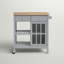 Chariot de cuisine en bois massif 33,46 po-1089672545