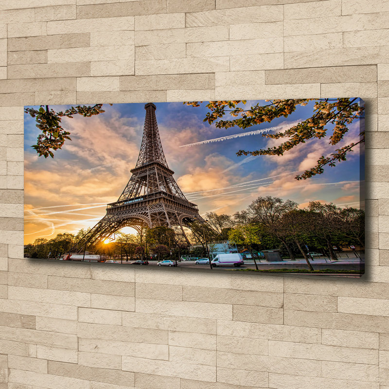 Eiffel Tower Paris - Wrapped Canvas Print