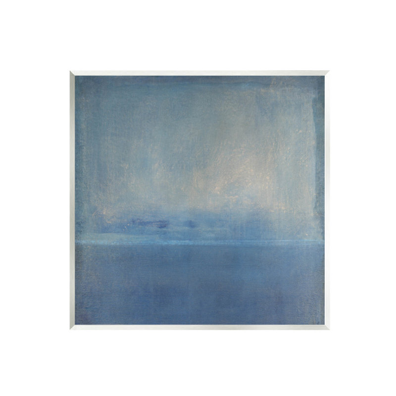 "Blue Abstract Landscape", art mural par Tim Otoole