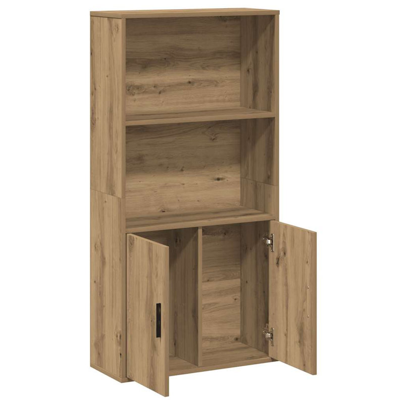 Bookcase 60X24x120 Cm Engineered Wood, Artisan Oak