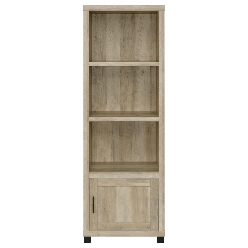 Michelson 70.75'' H Media Shelves, Antique Pine