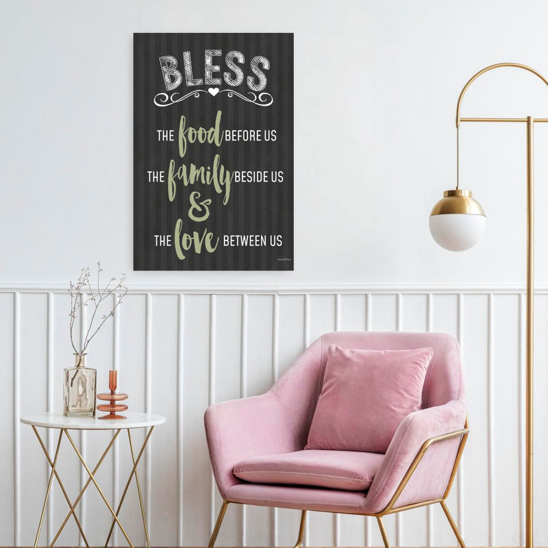 «Bless this Family», art contemporain abstrait, H 24 po x l 16 po
