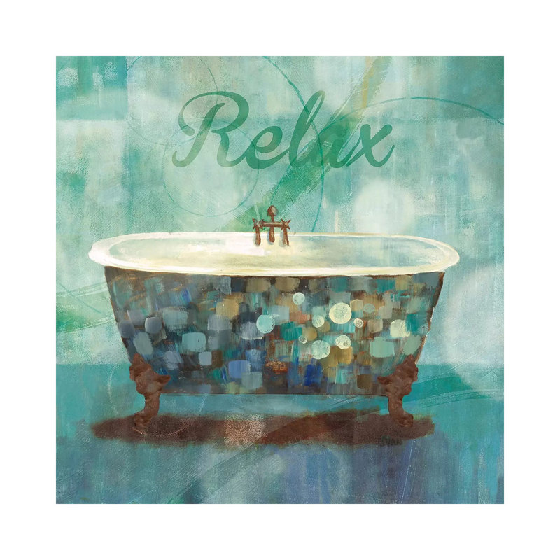 Relax by Nan - Print on Canvas, 45.72 cm H x 45.72 cm W x 1.91 cm D, Wrapped Canvas