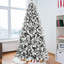 Arbre de Noël PE + PVC flocé-132793542