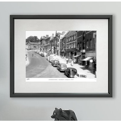 Ashbourne, Market Street 1957 - Single Picture Frame Print