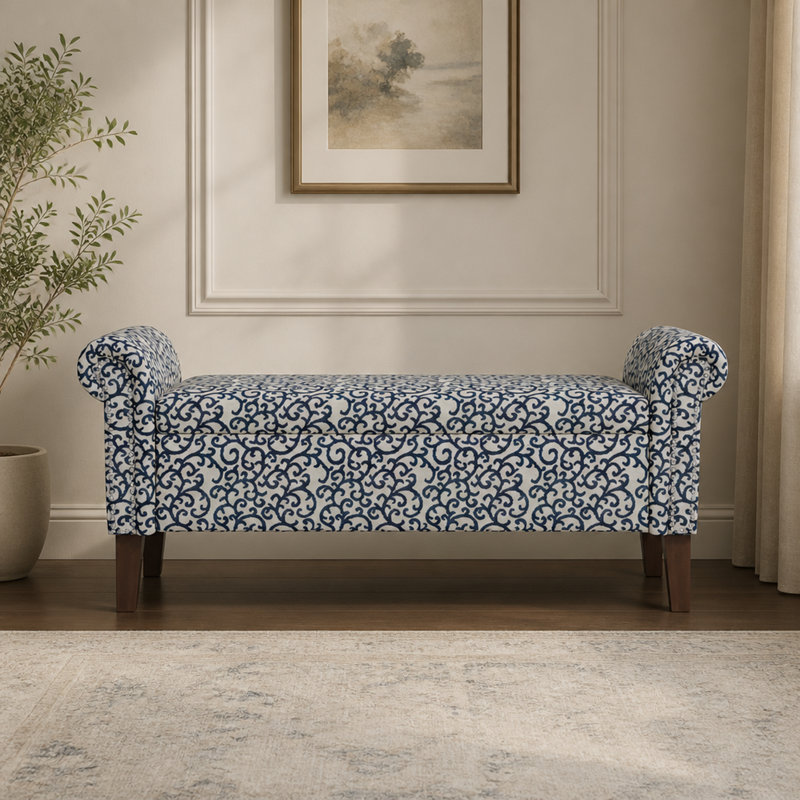 Polyester Upholstered Bench