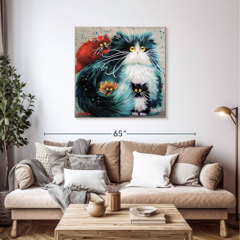 Brampt Purrenting, 39" H x 39" W