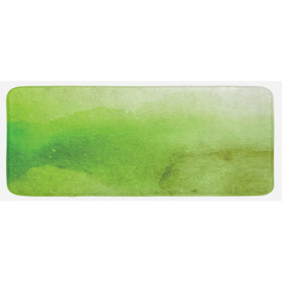 Modern & Contemporary Solid Color Synthetic Kitchen Mat