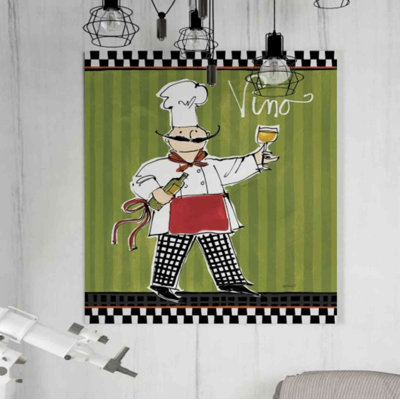 «Chefs on the Go IV» par Anne Tavoletti - impression sur toile tendue